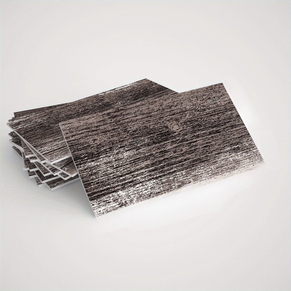 Abziehbare und klebende Wandpaneele rustikale Holzstruktur wasserdichte Dekoration