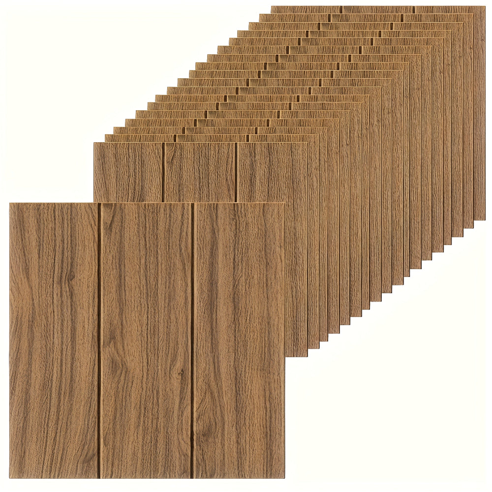 Abzieh- und Klebe-Wandpaneele Rustikales Holz Wasserdichtes Dekor