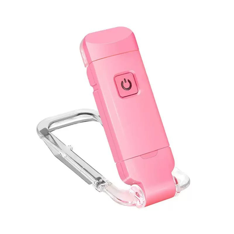 LED genopladeligt clip-on læselampe