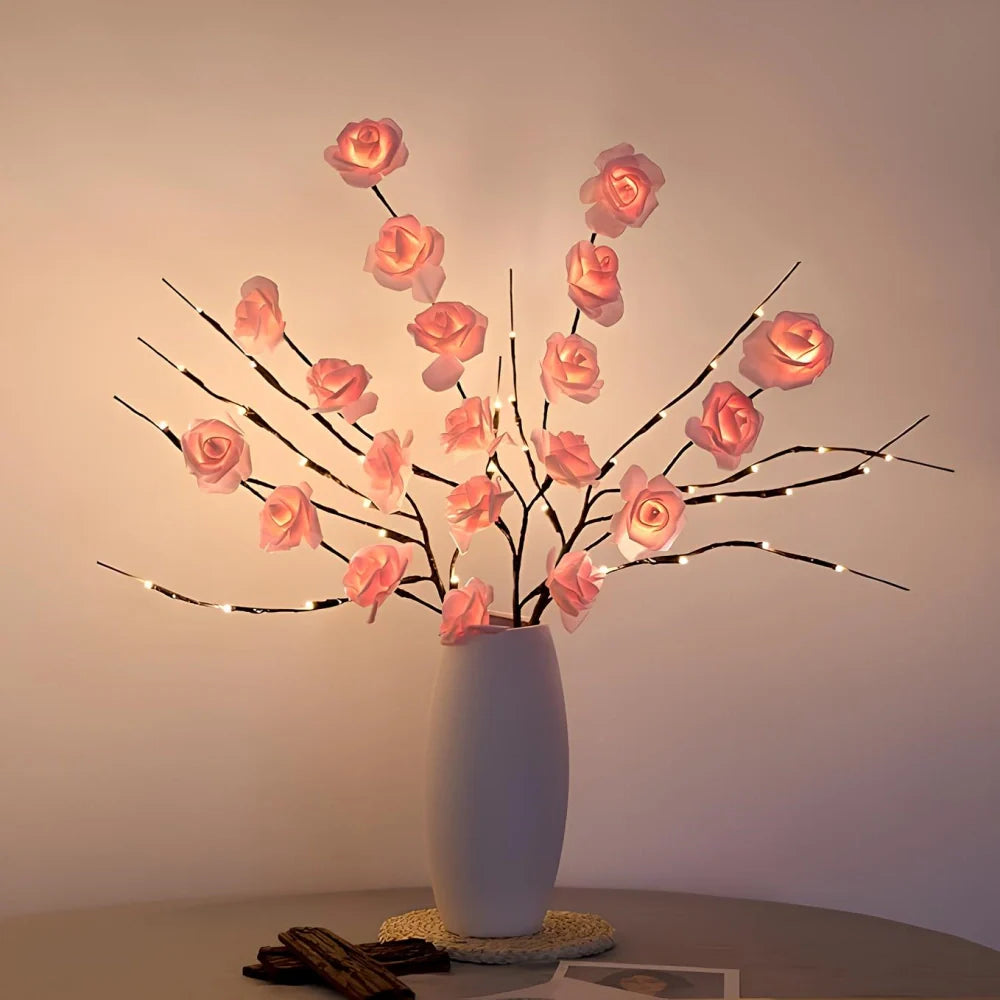 LED-oplyst kunstig gren bordlampe