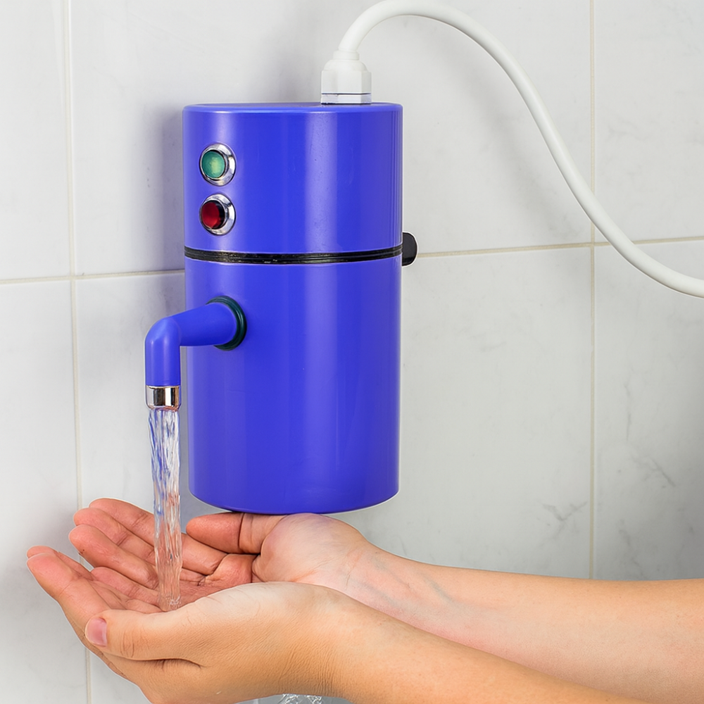 Přenosný okamžitý ohřívač vody do koupelny a kuchyňského dřezu