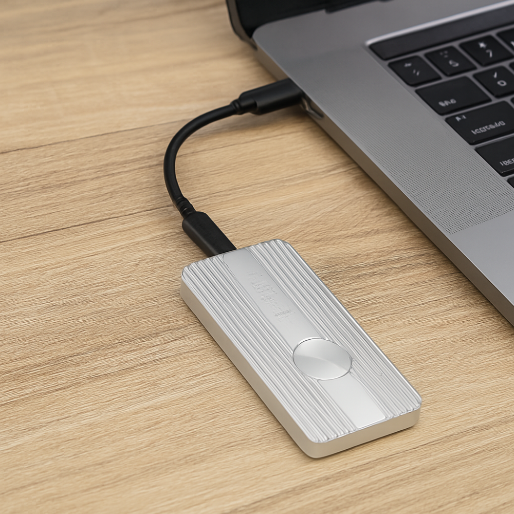 Tragbares SSD-Externe Laufwerk Hochgeschwindigkeits-USB-C Solid-State-Speicher