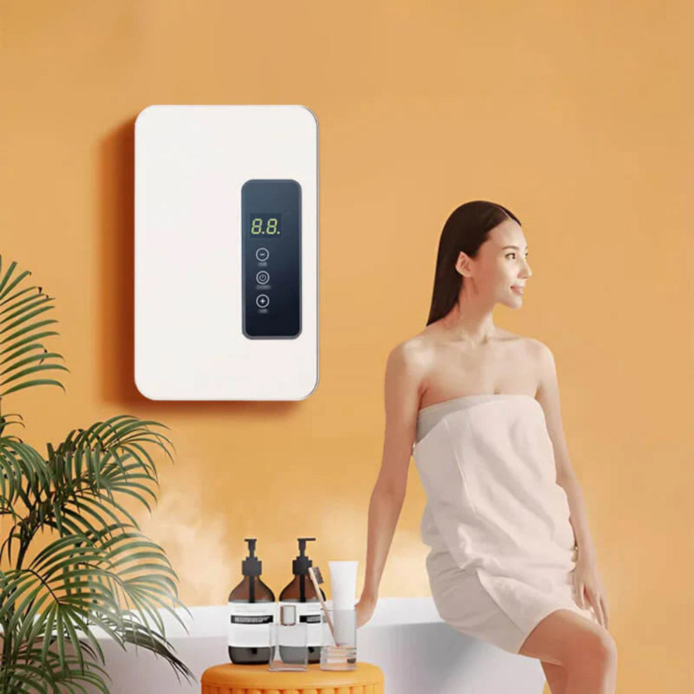 Přenosný průtokový ohřívač vody pro koupelnu a kuchyňský dřez