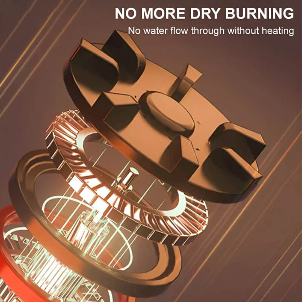 Přenosný průtokový ohřívač vody pro koupelnu a kuchyňský dřez