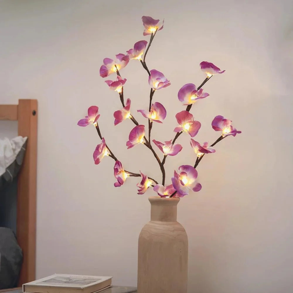 LED-oplyst kunstig gren bordlampe