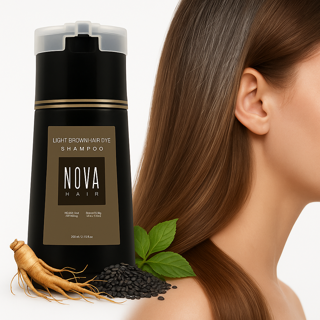 Shampooing colorant naturel pour cheveux sains
