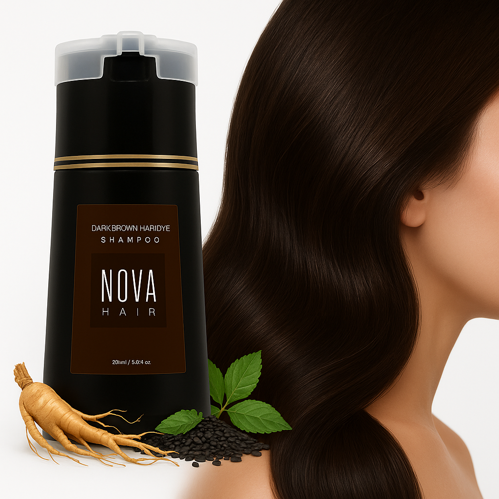 Shampooing colorant naturel pour cheveux sains