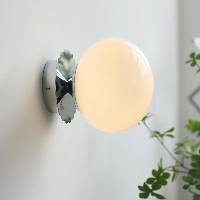 Luminous Sphere | Contemporary LED Wall Light for Stylish Living Room & Bedroom Ambience