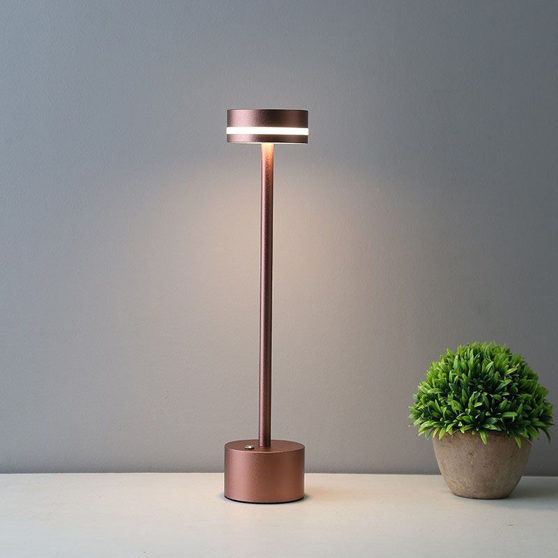 LED bordlampe genopladelig aluminium dæmpbar
