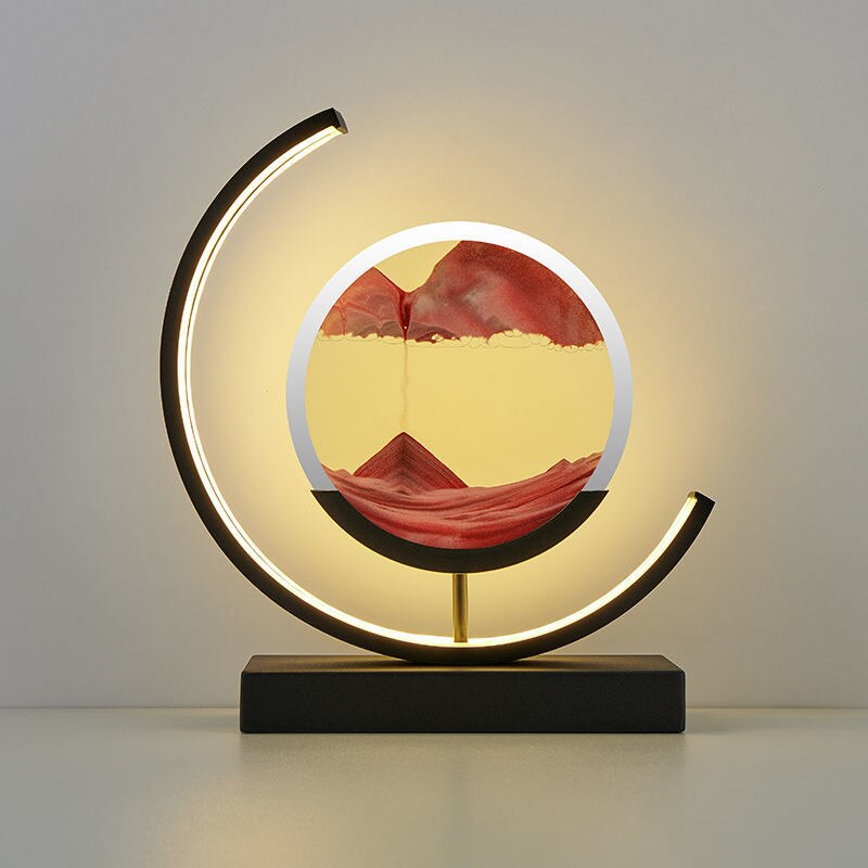 Bordlampe Moderne LED Sandkunstlys