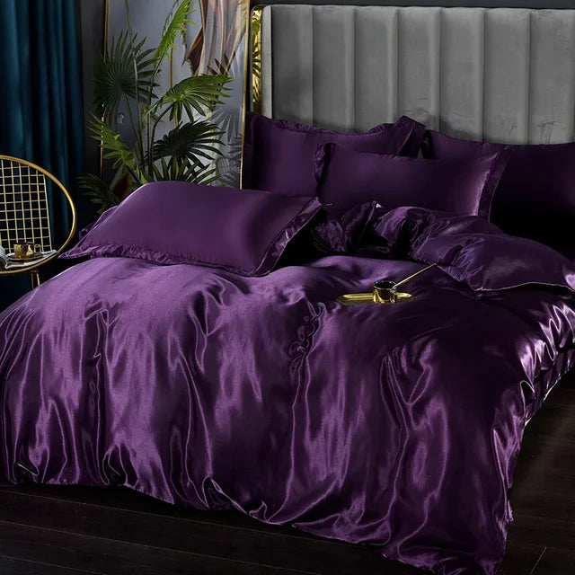 SilkenDreams - Luxury Satin Bedding Set