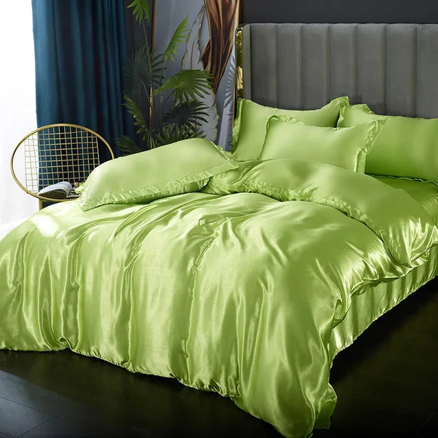 SilkenDreams - Luxury Satin Bedding Set