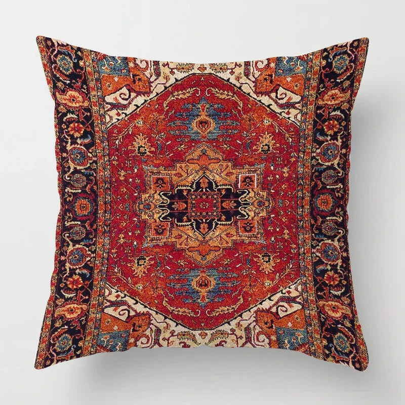 Boho Bliss Cushion Cover – Stylish Moroccan-Inspired Decor for Living Room and Office, High-Quality Design for Sofa and Seating Area