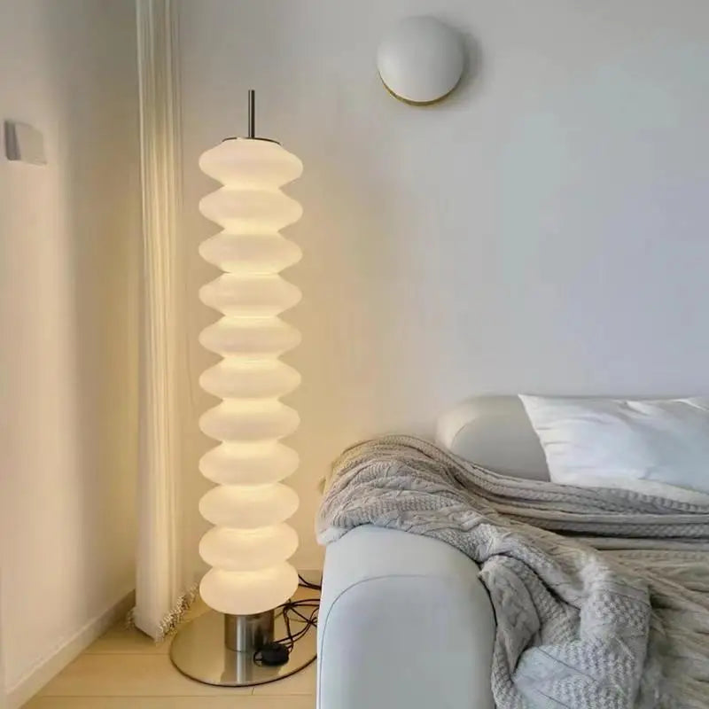 NordicGlow - Modern Scandinavian Gourd LED Floor Lamp