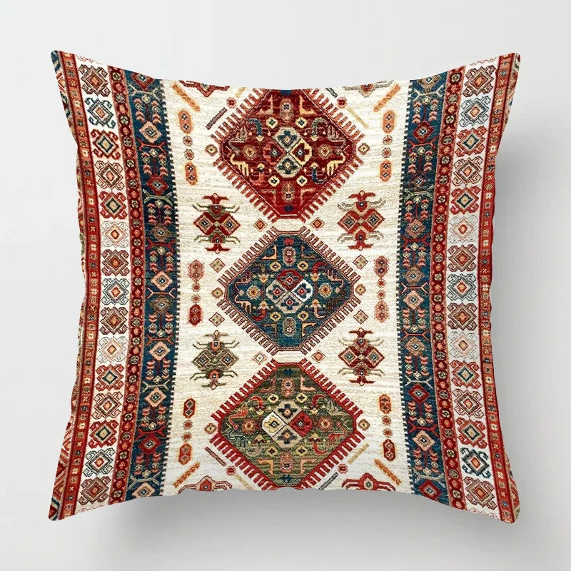 Boho Bliss Cushion Cover – Stylish Moroccan-Inspired Decor for Living Room and Office, High-Quality Design for Sofa and Seating Area