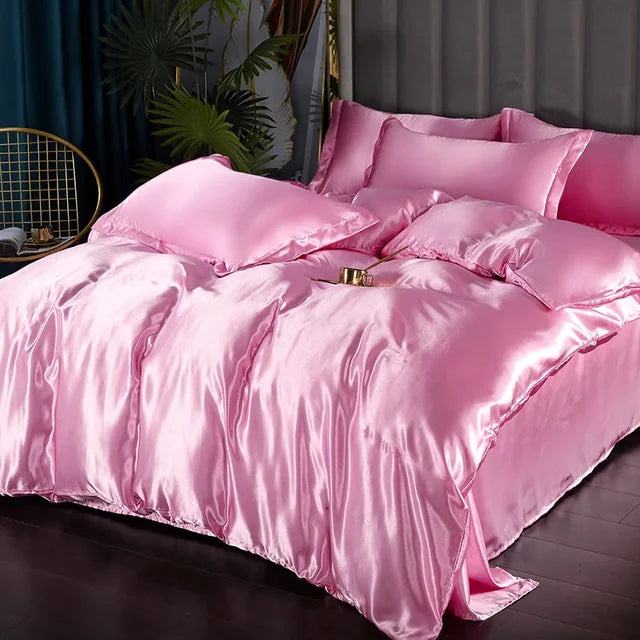 SilkenDreams - Luxury Satin Bedding Set