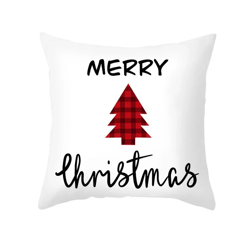 CozyNest Cushion Covers Set – Stylish Christmas Decoration for Sofa and Living Room, Festive Cotton Covers 45x45 cm