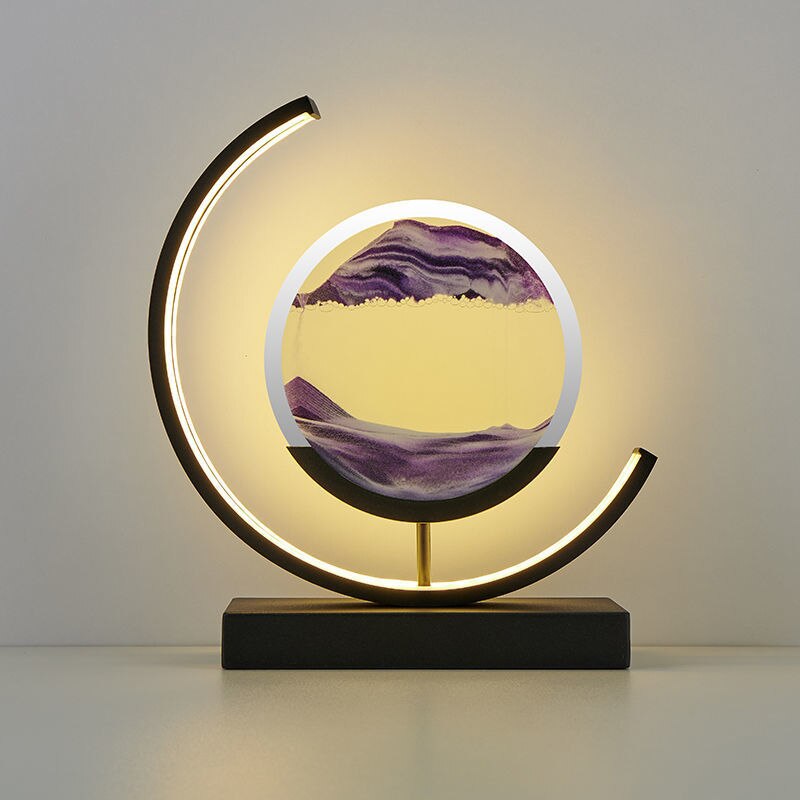 Bordlampe Moderne LED Sandkunstlys