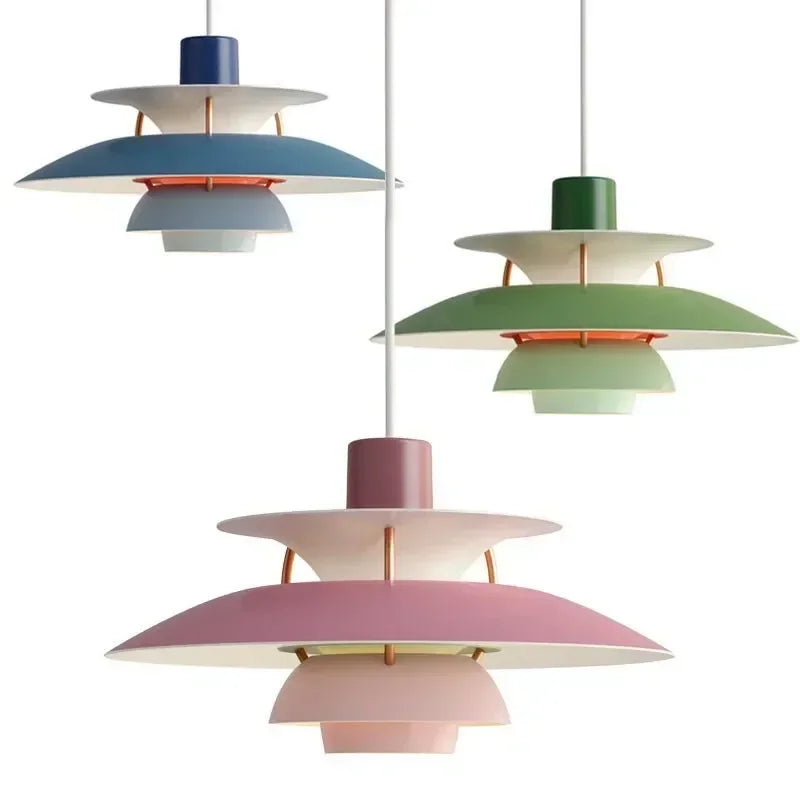 UmbrellaGlow - Colorful LED Ceiling Lamp with Adjustable Pendant