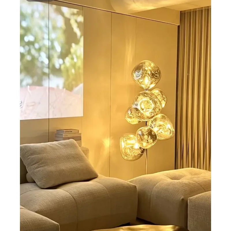 LuxeLava - Designer Floor Lamp for Living Room and Bedroom