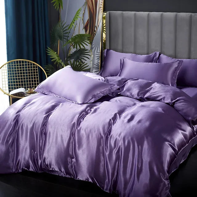 SilkenDreams - Luxury Satin Bedding Set