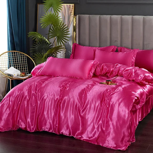 SilkenDreams - Luxury Satin Bedding Set