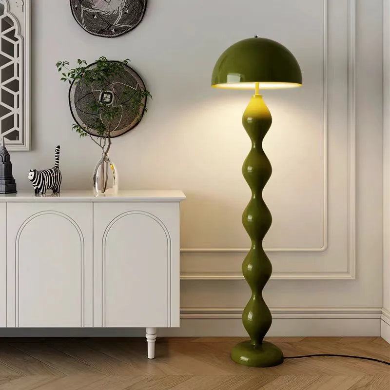 GlowMush - Scandi Macaron Mushroom Floor Lamp for Creative Living Spaces