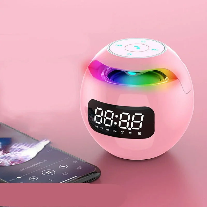 Bluetooth vækkeur med LED-lysshow