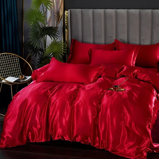 SilkenDreams - Luxury Satin Bedding Set