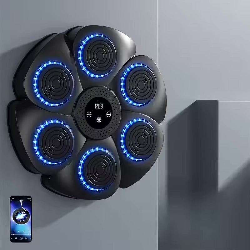 Hjemme bokse vægtræner med Bluetooth musik
