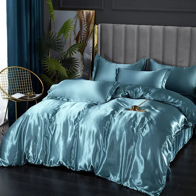 SilkenDreams - Luxury Satin Bedding Set