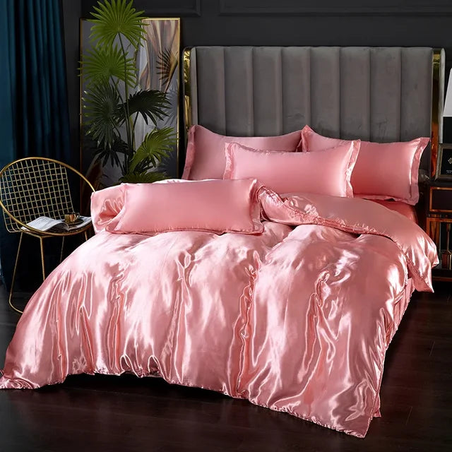 SilkenDreams - Luxury Satin Bedding Set