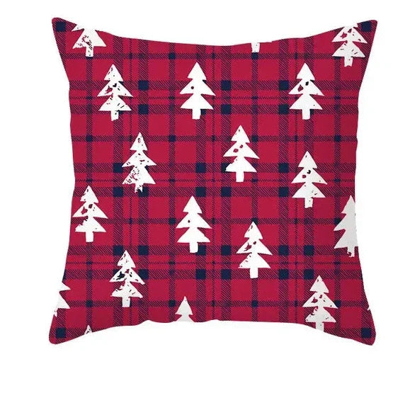 CozyNest Cushion Covers Set – Stylish Christmas Decoration for Sofa and Living Room, Festive Cotton Covers 45x45 cm