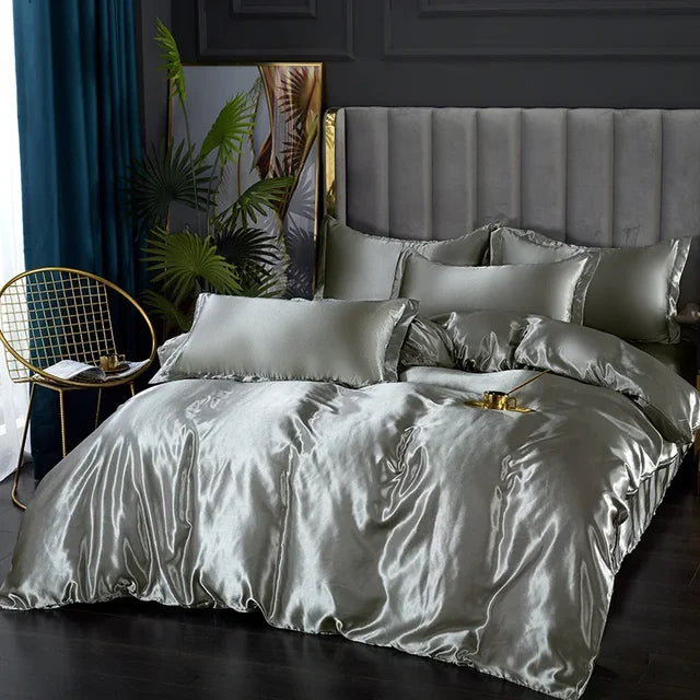 SilkenDreams - Luxury Satin Bedding Set