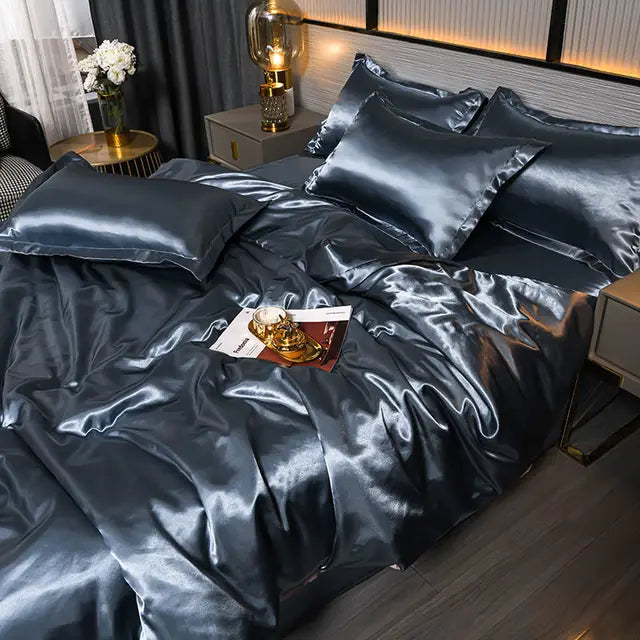 SilkHaven - Luxury Satin Duvet Cover