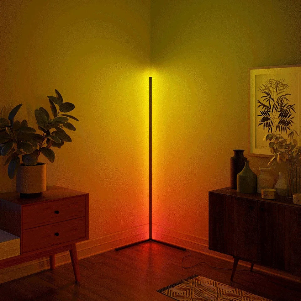 GlowSync - Smart RGB Color-Changing Floor Lamp with Music Sync & Remote Control