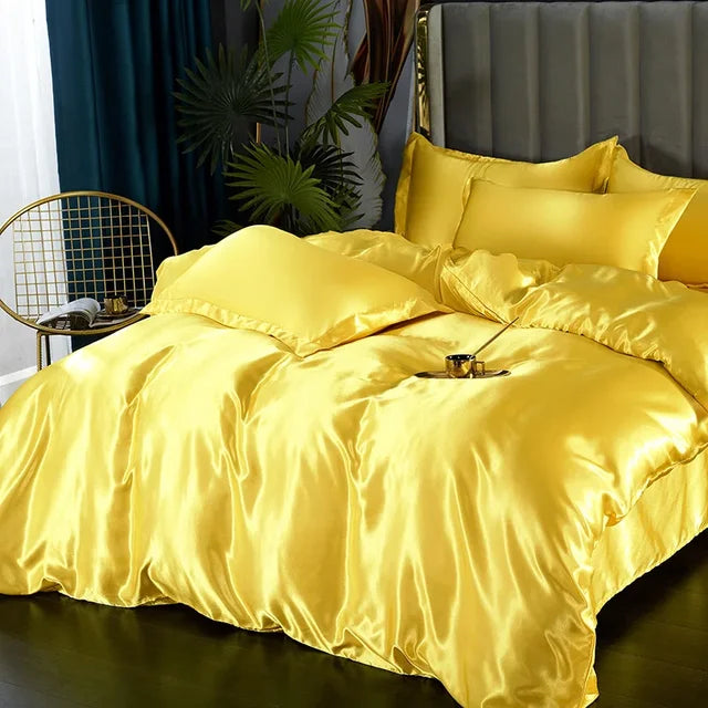 SilkenDreams - Luxury Satin Bedding Set