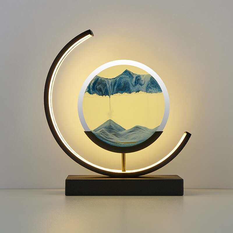 Bordlampe Moderne LED Sandkunstlys