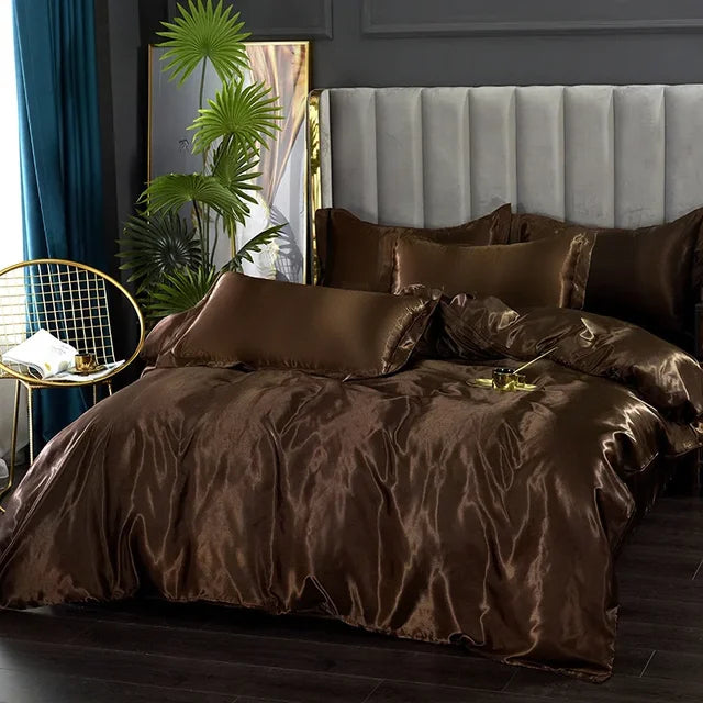 SilkenDreams - Luxury Satin Bedding Set