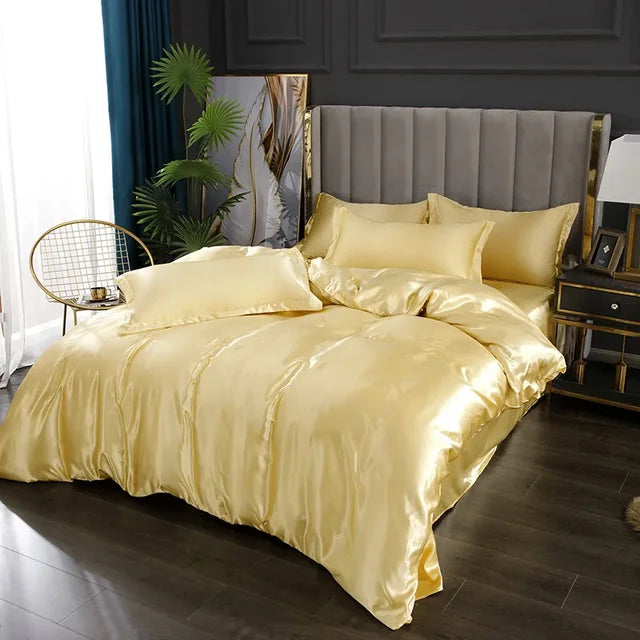 SilkenDreams - Luxury Satin Bedding Set