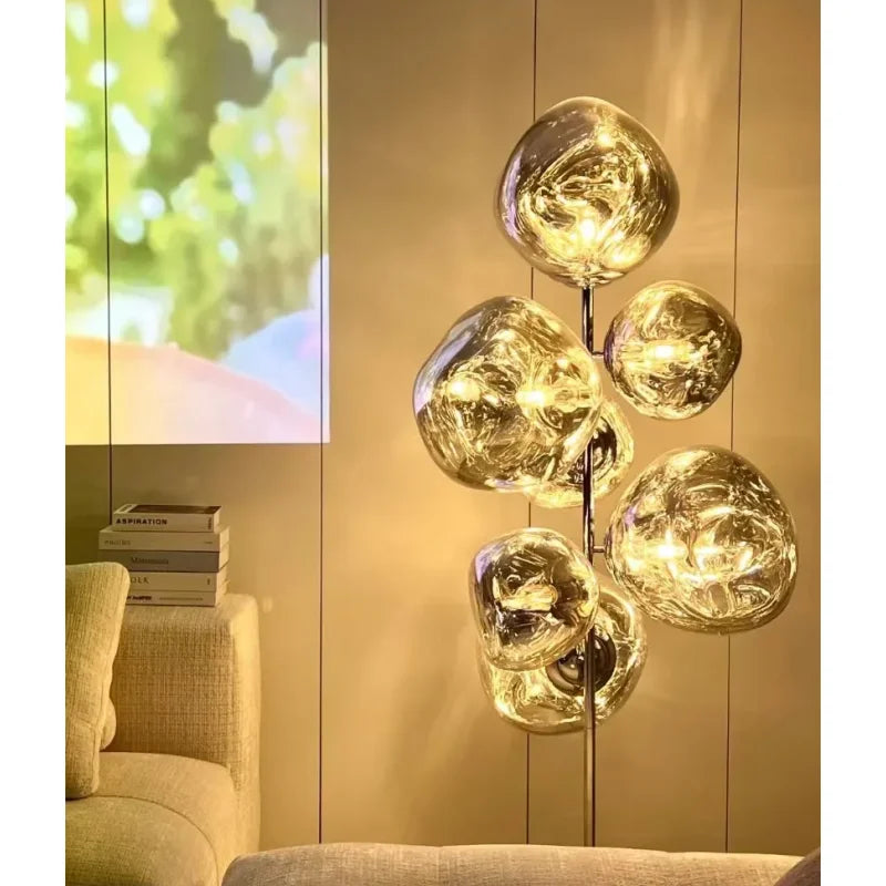 LuxeLava - Designer Floor Lamp for Living Room and Bedroom