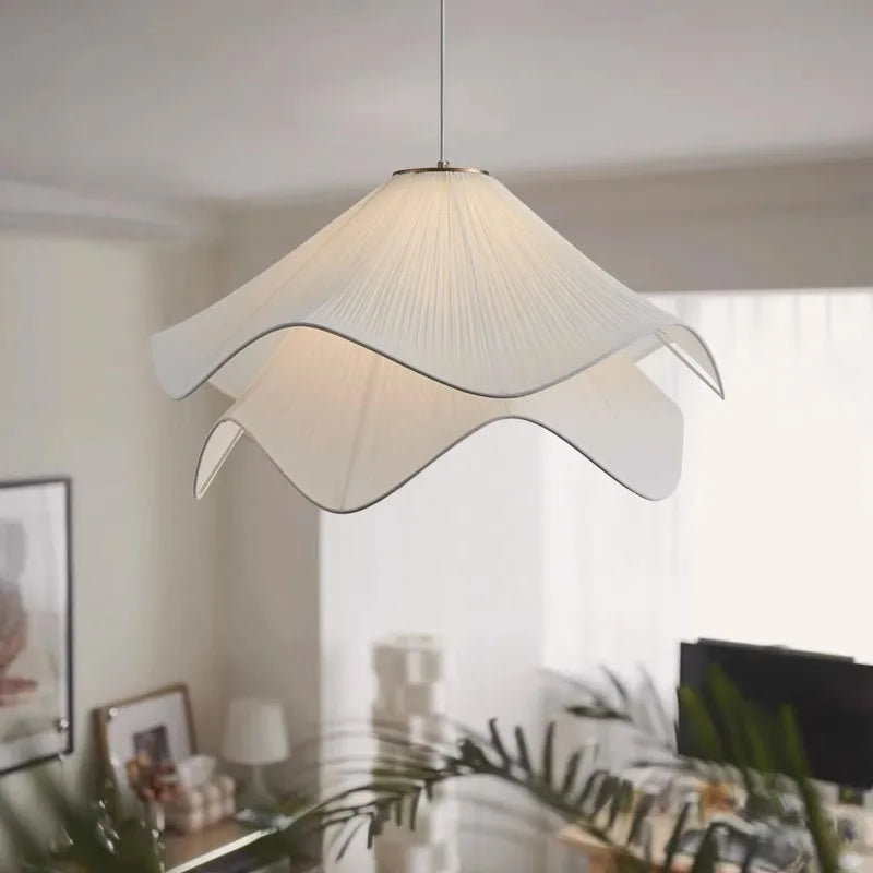 Luminous Aura – Modern LED Pendant Light for Stylish Living Room and Bedroom Illumination