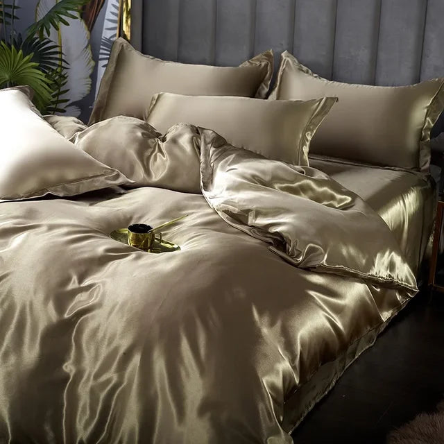 SilkenDreams - Luxury Satin Bedding Set