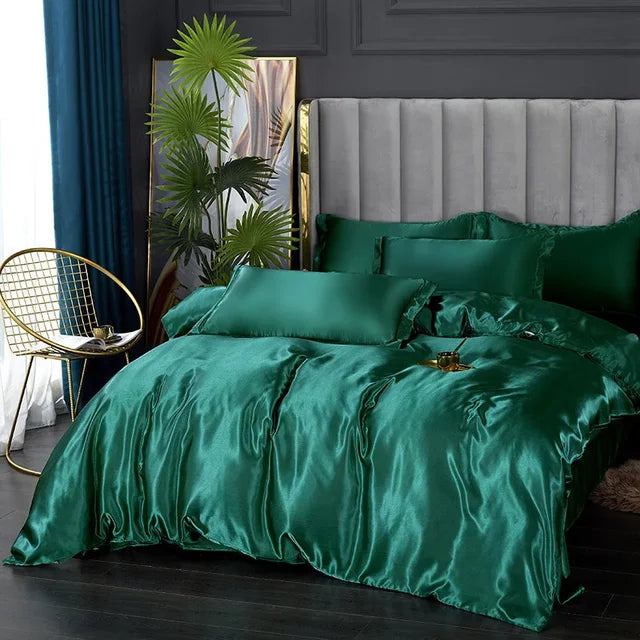 SilkenDreams - Luxury Satin Bedding Set