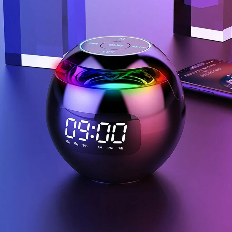 Bluetooth vækkeur med LED-lysshow