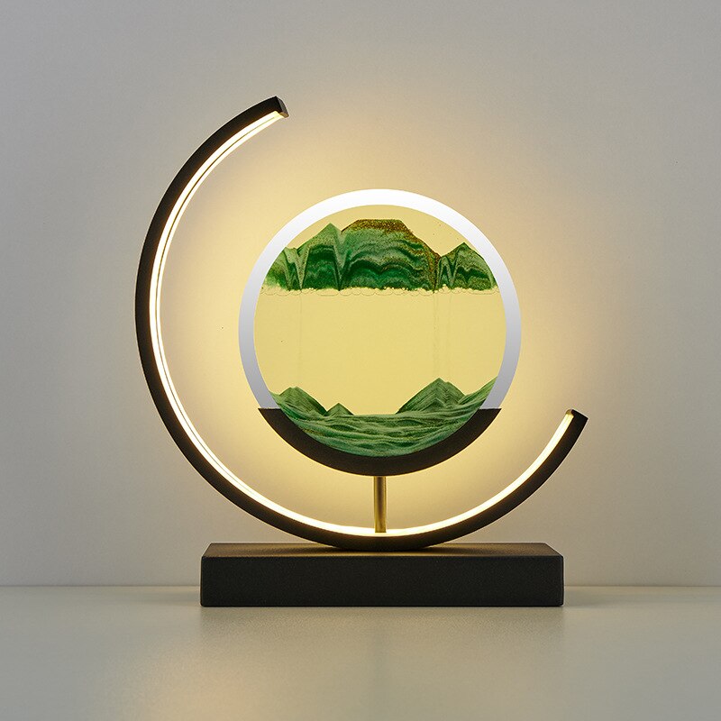 Bordlampe Moderne LED Sandkunstlys