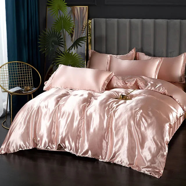 SilkenDreams - Luxury Satin Bedding Set