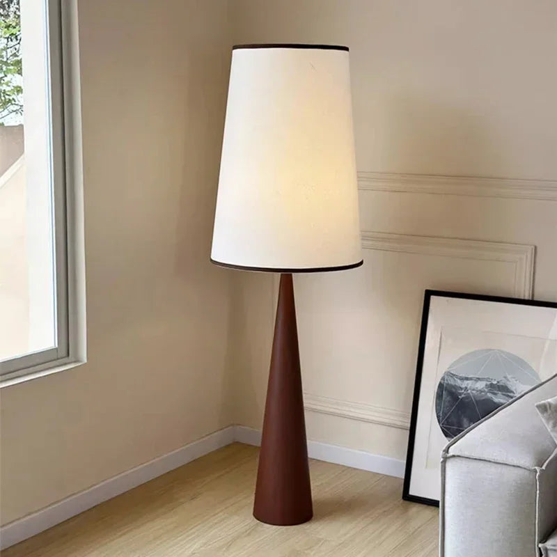 AuraGlow - Minimalist Wooden LED Floor Lamp for Nordic-Inspired Decor