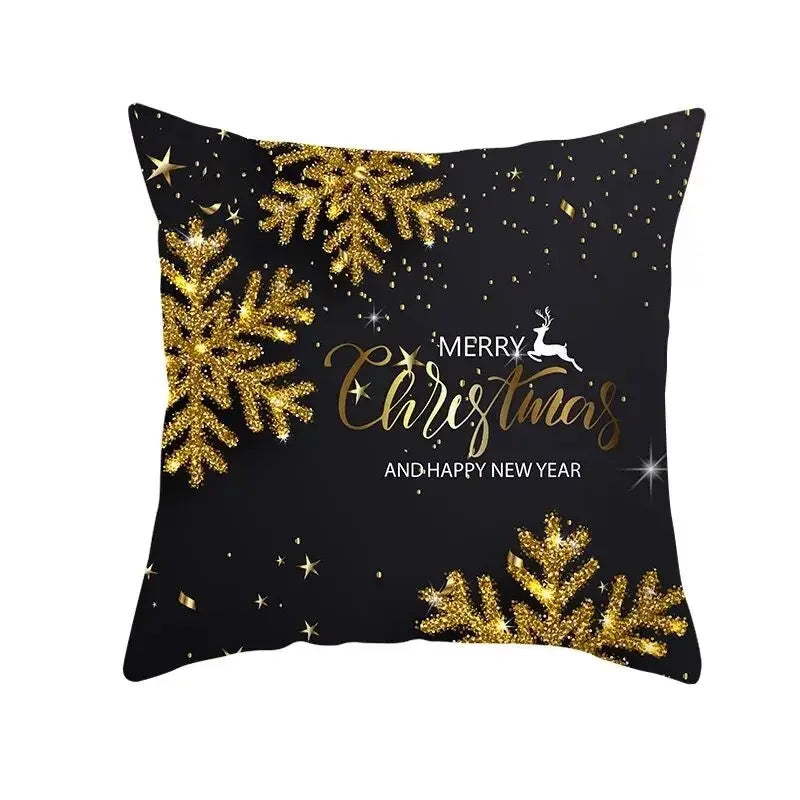 CozyNest Cushion Covers Set – Stylish Christmas Decoration for Sofa and Living Room, Festive Cotton Covers 45x45 cm