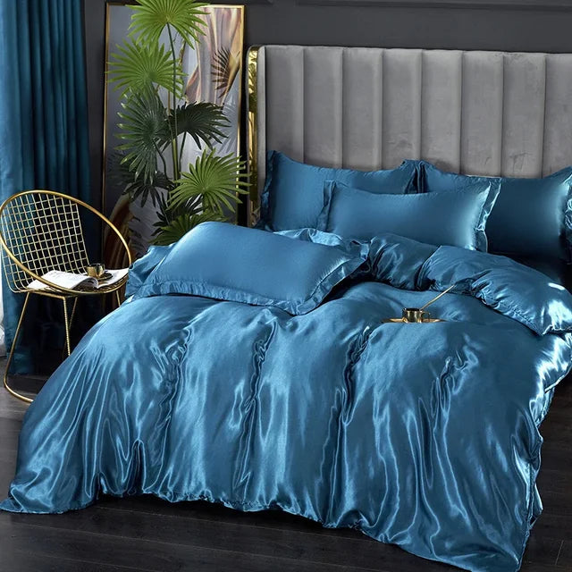 SilkenDreams - Luxury Satin Bedding Set